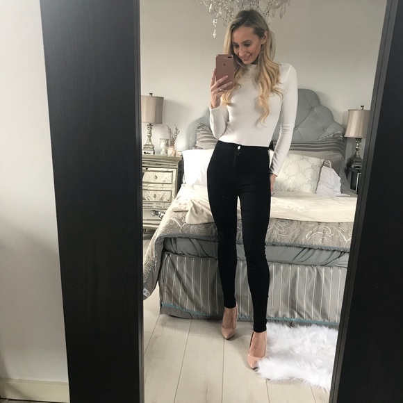 American Appare High Waist Skinny Jeans Pants - Picture 7 of 7